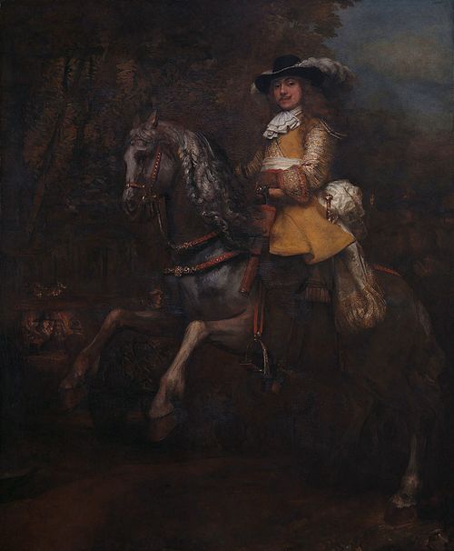 Frederick Rihel on Horseback, 1663, Rembrandt