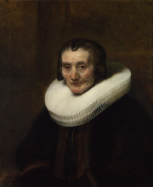 Bust of Margaretha de Geer, 1661, Rembrandt
