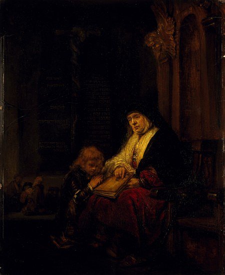 Prophetess Anna in the Temple, 1649, Rembrandt