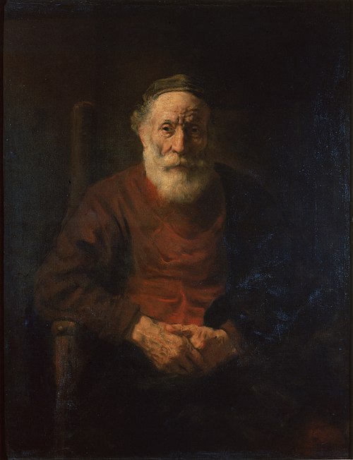 Portrait of an Old Man in Red by Rembrandt, 1654, Rembrandt