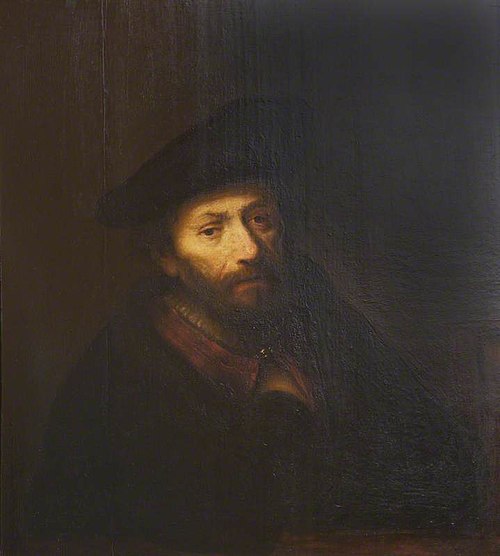 Bust of a Man with Beard and Beret, 1643, Rembrandt