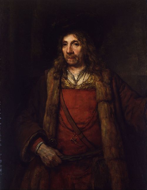 Man in a Fur-lined Coat, 1656, Rembrandt