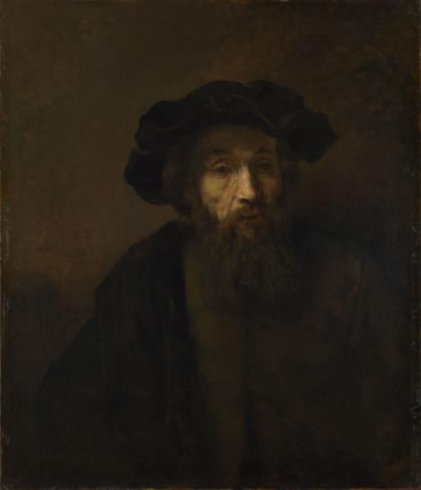 A Bearded Man in a Cap, 1657, Rembrandt