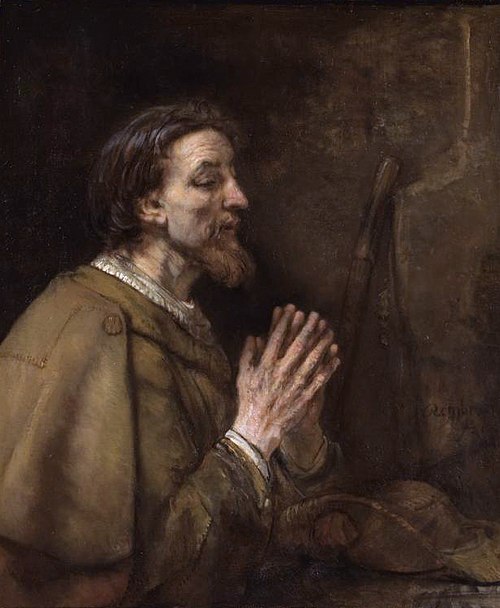 St. James the Greater praying, 1661, Rembrandt