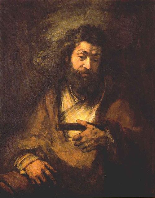 Apostle Simon, 1661, Rembrandt