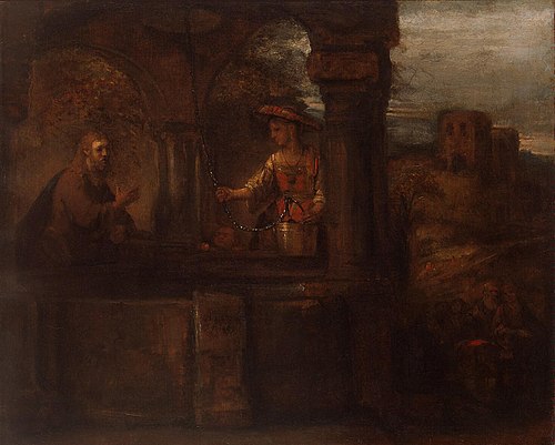 Christ and the Woman of Samaria, 1659, Rembrandt