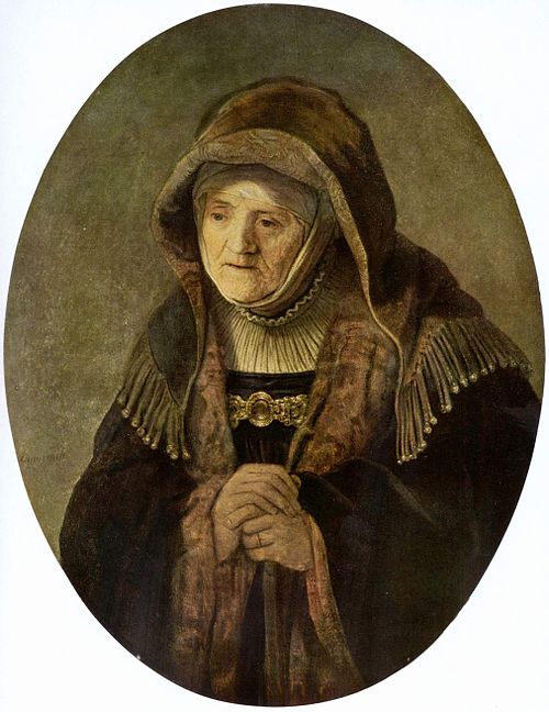 La prophétesse Anne, 1639, Rembrandt