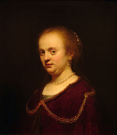 Young Woman with a Gold Chain, 1634, Rembrandt