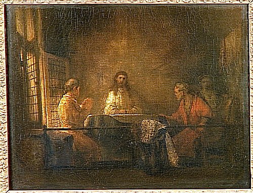 Pilgrims at Emmaus, 1661, Rembrandt