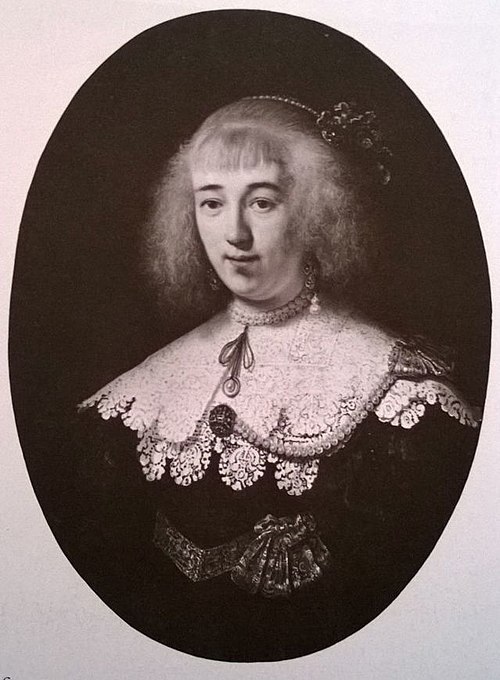 Oval Portrait of a Young Woman in Flat Lace Collar, 1634, Rembrandt