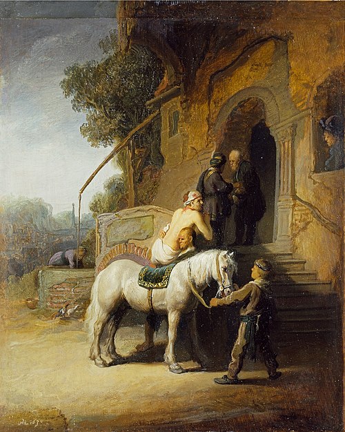 Le bon Samaritain, 1630, Rembrandt