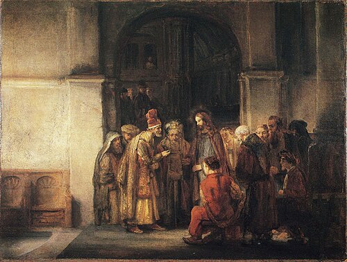 The Tribute Money, 1655, Rembrandt