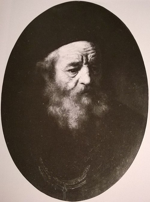 Bust of an Old Man with a Beard and a Cap, 1633, Rembrandt