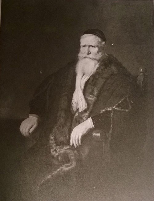 Portrait of a man in an armchair (Bridgewater), 1637, Rembrandt