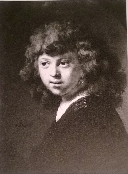 Portrait of a boy with long hair, 1634, Rembrandt
