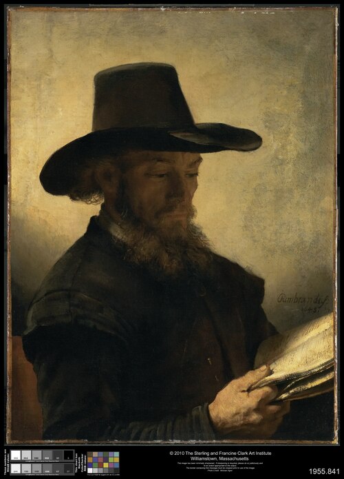 Man Reading, 1648, Rembrandt