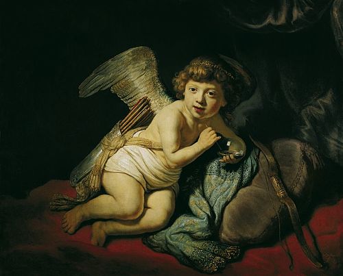 Cupidon à la bulle de savon, 1634, Rembrandt