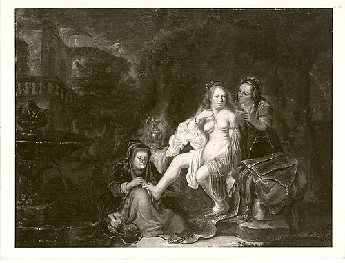 Bathsheba receiving David's Letter, 1645, Rembrandt