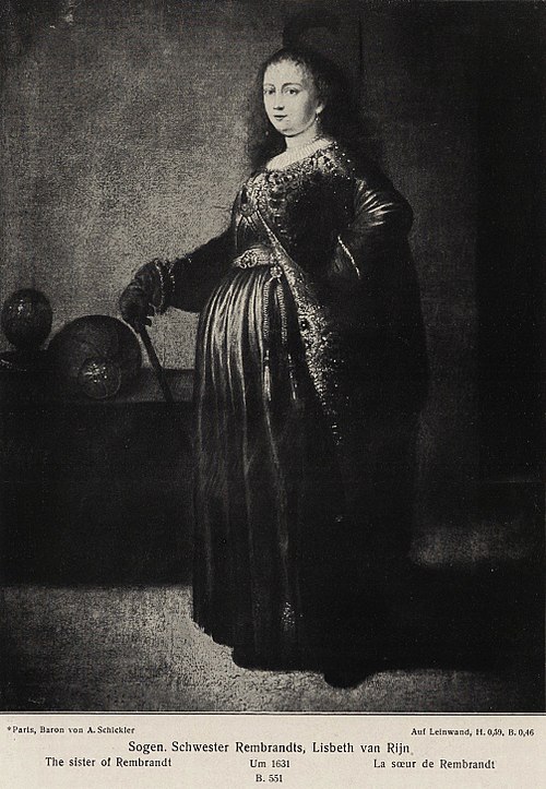 Rembrandt's Sister in Oriental Dress, 1630, Rembrandt