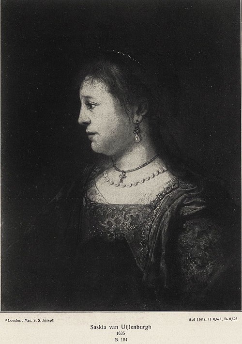 Saskia, 1635, Rembrandt