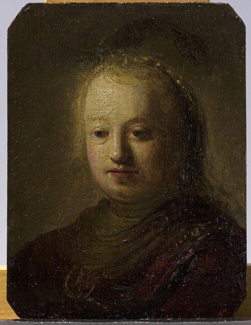 Bust of a Girl, 1630, Rembrandt