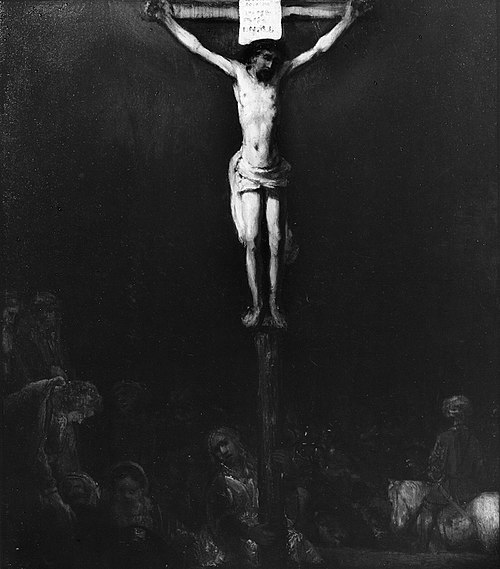 Crucifixion, 1657, Rembrandt