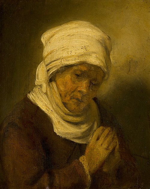 Praying Woman, 1660, Rembrandt