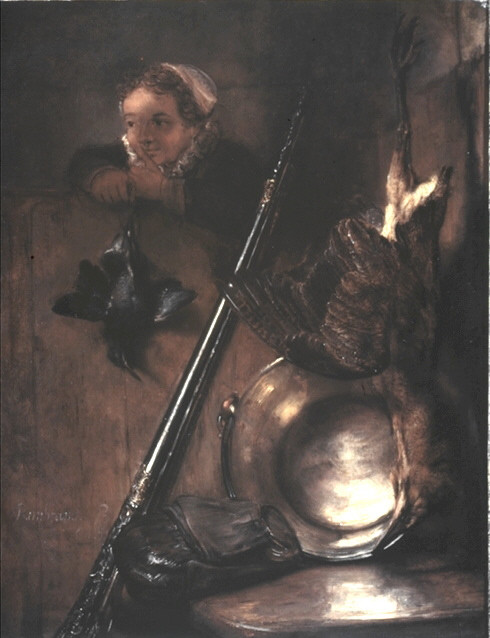 Hunting Still-Life with Bittern, 1630, Rembrandt