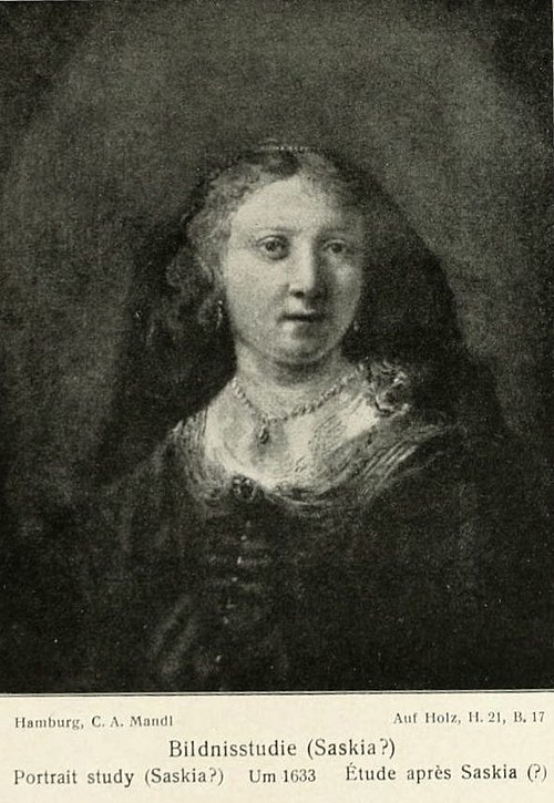 Saskia, 1633, Rembrandt