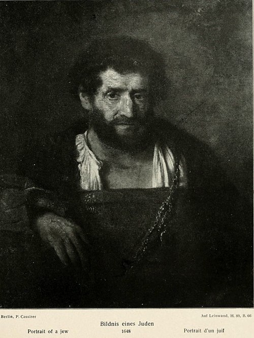 Portrait of a Jew, 1648, Rembrandt