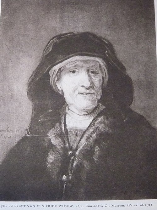 Portrait of an Old Woman, 1652, Rembrandt