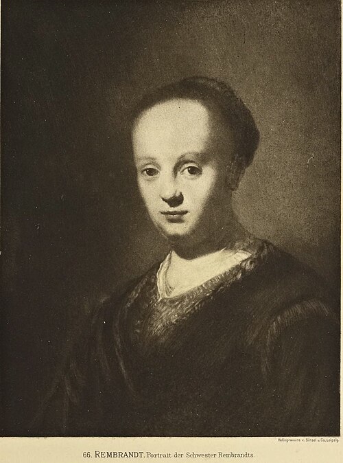 Bust of a Young Woman, 1632, Rembrandt