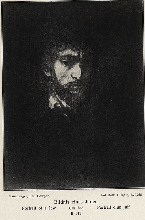Portrait of a Bearded Jew, 1645, Rembrandt