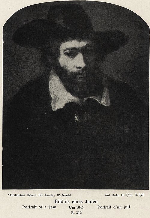 Bust of a Young Bearded Man, 1657, Rembrandt