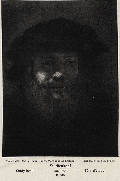 Portrait of a Man aged about 40, 1660, Rembrandt