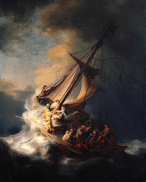 The Storm on the Sea of Galilee, 1633, Rembrandt