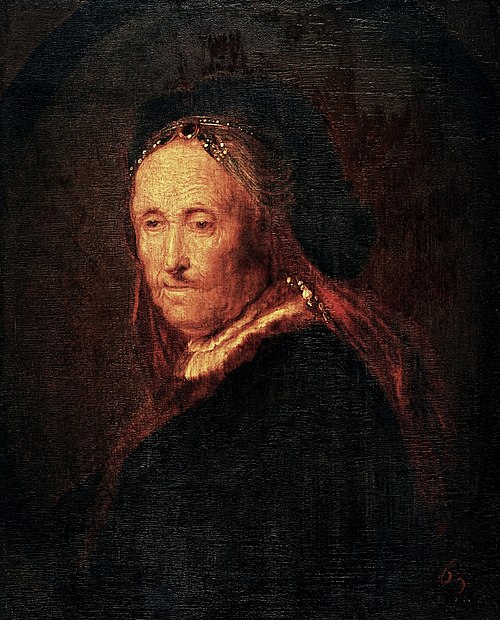 Old woman in Oriental costume, 1631, Rembrandt