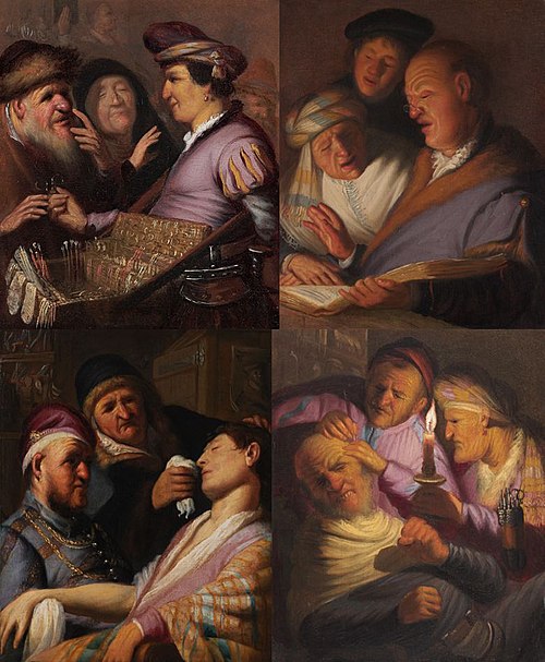 The Senses, 1620, Rembrandt