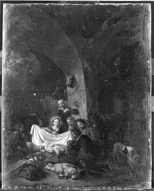 Anbetung der Hirten (Nachfolger), 1637, Rembrandt