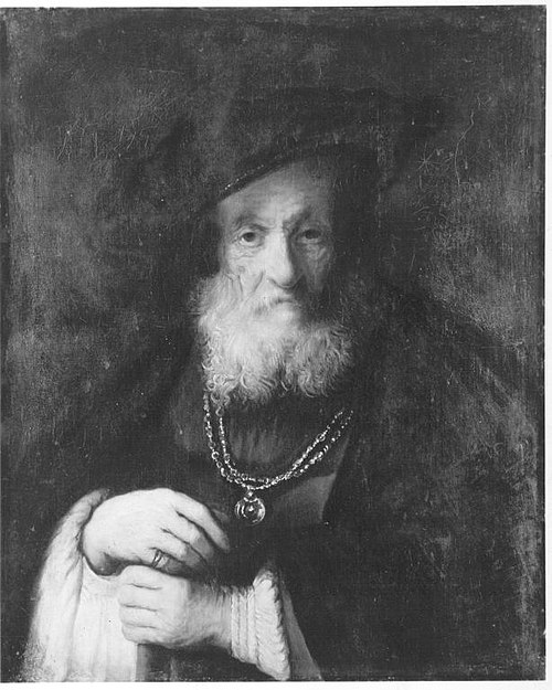 Bildnis eines alten Mannes (Kopie nach), 1637, Rembrandt