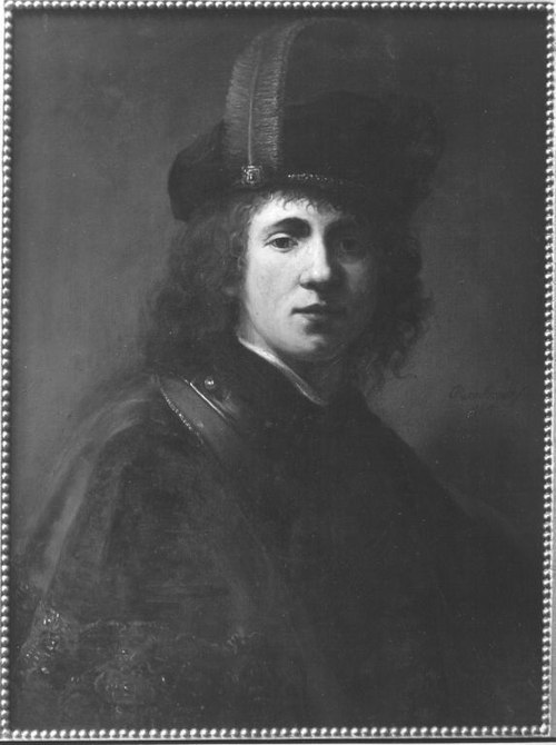 Ein junger Mann (Werkstatt), 1637, Rembrandt
