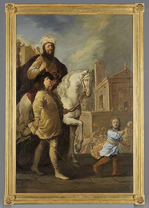 Triumph of Mordecai, 1637, Rembrandt