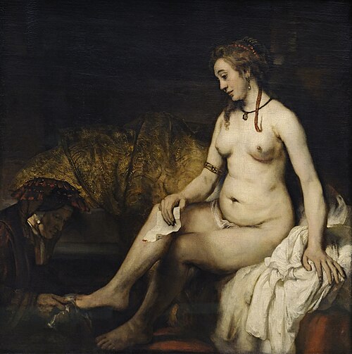 Bathsheba at Her Bath, 1654, Rembrandt