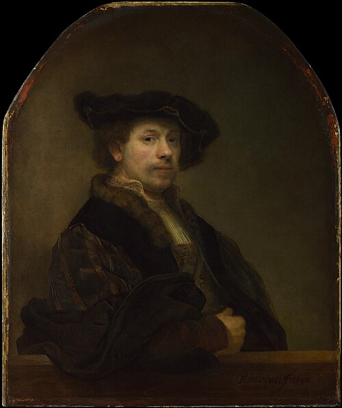 Self-Portrait at the Age of 34, 1640, Rembrandt