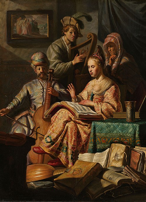 Compagnie musicale, 1626, Rembrandt