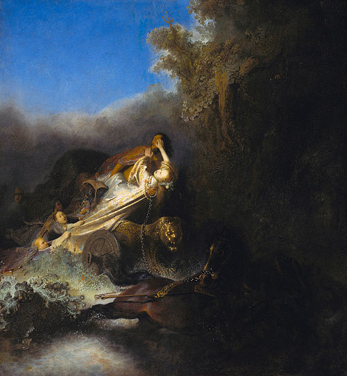 The Rape of Proserpine, 1632, Rembrandt