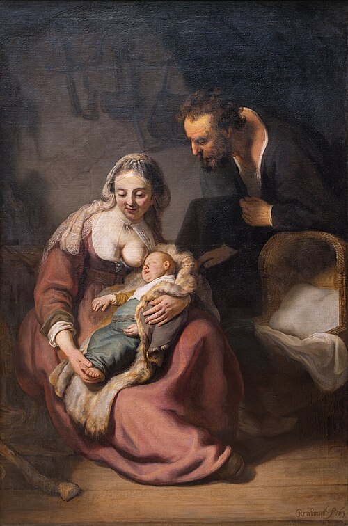 The Holy Family, 1635, Rembrandt