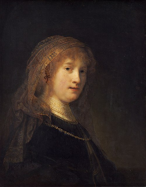 Saskia van Uylenburgh, 1637, Rembrandt
