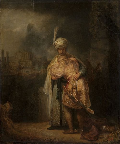 Separation of David and Jonathan, 1642, Rembrandt
