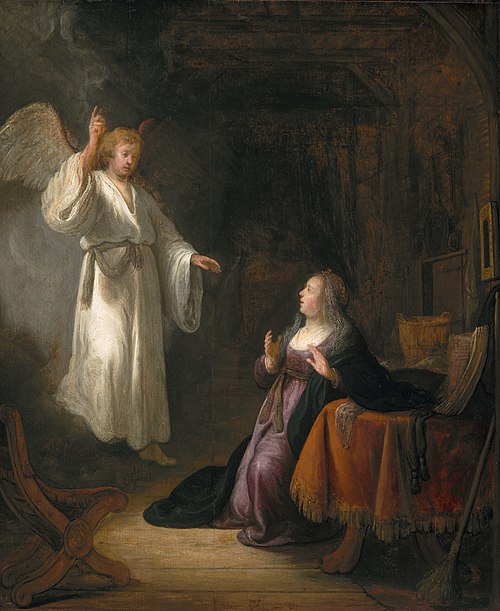 The Annunciation, 1650, Rembrandt